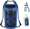 Piscifun Waterproof Floating Dry Bag Backpack 5L/10L/20L/30L/40L with Waterproof Phone Case for Kayaking