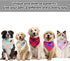 Summer Dog Bandana Small-Dog Scarf Vibrant Color Yellow Blue Plaid Printing Adjustable Bib Handkerchief Accessories