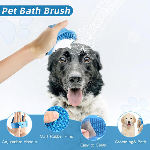 7PCS Dog Brush Dog Grooming Kit Dog Brush for Shedding-Dog Brushes for Grooming, Dematting Comb for Dogs, Cat Nail