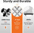 Howillto 16in 280lbs, Camping Stool, Tall Portable Folding Stool with Carry Bag, Upgraded Ultralight Chair with Roomy