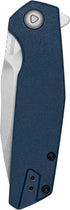 Kershaw Lucid Folding Pocket Knife, 3.2 inch Clip Point Blade, Blue Handle