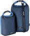 Waterproof Dry Sack Lightweight Dry Bag, Soft Comfortable Stuff Sacks for Backpacking, Rafting, Camping (Blue, 4L 8L)