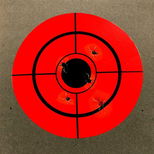 Remarkable Shooting Target Stickers, Self Adhesive Bright Fluorescent Orange Targets 3" Inch (250 Pack)
