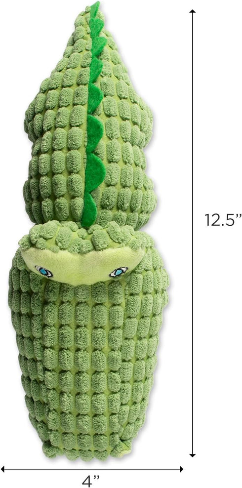 Bone Dry Squeaky Plush Pet Toy Collection - Plush Alligator