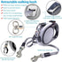 Double Retractable Dog Leash for Two Dogs Up to 50 lbs Per Dog - 16 ft Coupler Dog Leashes for Small Medium Dogs - One