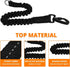 Long Dog Leash 50 FT | Heavy Duty Rope Leashes for Training | Swivel Lockable Hook, Reflective, Padded Handle, Orange