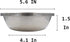 Dog Bowls Cat Bowls, Stainless Steel Bowls 4-Pack