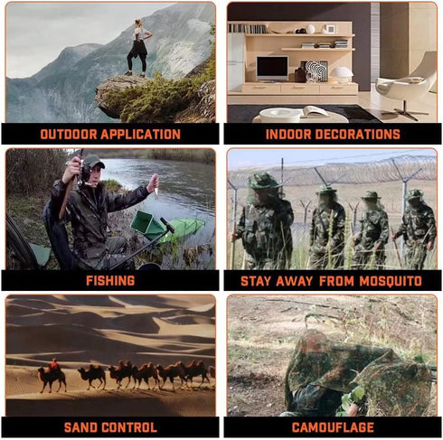 LOOGU Tactical Camouflage Netting, Mesh Camo Scarf for Wargame and Outdoor Activities