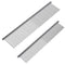 2 Pack Dog Combs with Rounded Ends, Stainless Steel Teeth for Grooming Long and Short Haired Pets