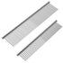 2 Pack Dog Combs with Rounded Ends, Stainless Steel Teeth for Grooming Long and Short Haired Pets