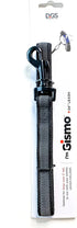 Dog Gone Smart Gismo Leash for Medium & Large Dogs - Durable Black Puppy Leash for Training & Walking