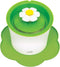 Catit Flower Shape Cat Placemat, Green, 11.8in Diameter