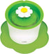 Catit Flower Shape Cat Placemat, Green, 11.8in Diameter