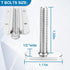 T Bolts for Kayak Track/Rail Mount, Kayak Track Accessories Screws 1.5 Inch Long, Nuts 1/2 Inch Wide, 6 Pack