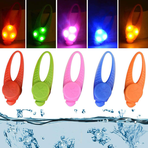 Pet Dog Cat Collar LED Christmas Lights, Clip on Light Up Dog Collar Light for Small Medium Large Dogs Cats, Waterproof