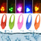 Pet Dog Cat Collar LED Christmas Lights, Clip on Light Up Dog Collar Light for Small Medium Large Dogs Cats, Waterproof