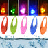 Pet Dog Cat Collar LED Christmas Lights, Clip on Light Up Dog Collar Light for Small Medium Large Dogs Cats, Waterproof