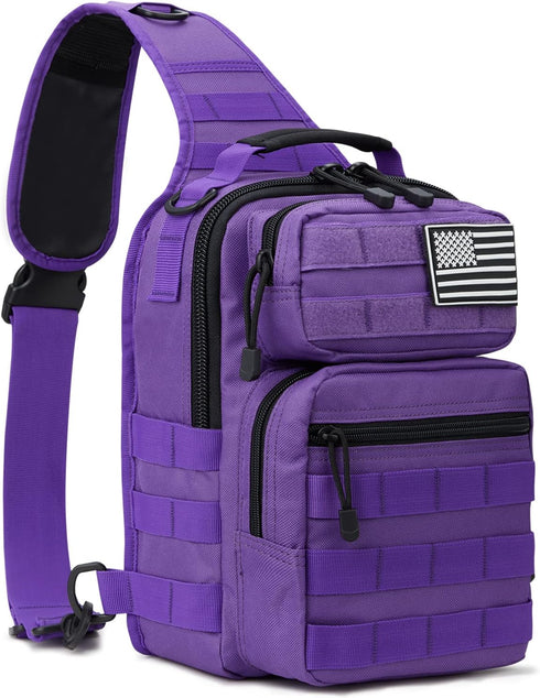 G4Free Tactical Sling Bag Backpack Military Rover Shoulder Sling Pack Molle EDC