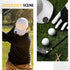 Happy Retirement Black Gold Golf Ball Marker with Hat Clip, Funny Accessories for Golf Fans