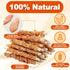 24OZ 4 1.5lb Amzey Chicken Wrapped Rawhides Dogs Treats, Rawhide Twist Chicken Hide Sticks, Puppy Training Snacks