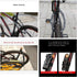 Mountain Bike Code Lock, Folding Bike Lock with 4 Password Anti-Theft, Heavy Duty Security Chain Lock