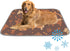Generic Cooling Dog Mat Ice Silk Ice Mat Animal Paw Print Dog Car
