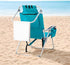 Generic Backpack 5 1-Pack) Foldable Beach Chair, Portable Camping Chairs with Headrest, Cup Holder & Armrests, Beach