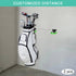 Wall Mounted Golf Bag Hook, 2 Bags Storage Racks for Garage Organization, Space Saving Hanging Organizer