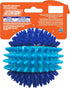 3.7in 3-Part Nerf Dog TPR Spike Squeak Ball Dog Toy - Dark Blue/Light Blue
