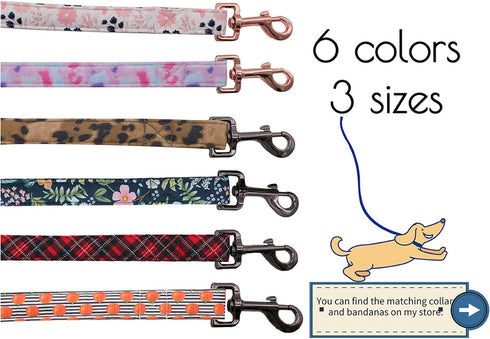 Elegant Little Tail Dog Leash - Heavy Duty Durable & Strong with Comfortable Handle for Small Medium Large Dogs