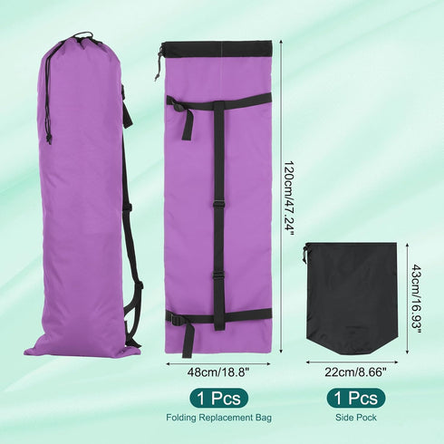 PATIKIL Foldable Camp Chair Replacement Bag, Camping Chairs Folding Chair Carry Bag with Adjustable Shoulder Straps