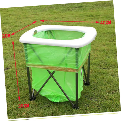 BESPORTBLE Outdoor Emergency Folding Toilet Lightweight Sturdy Portable Toilet for Camping Hiking Fishing Travel
