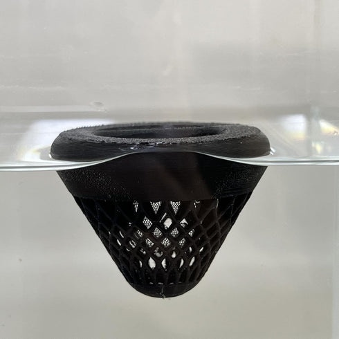 Generic 8x8x5.6cm, Fish Tank Plant Holder, Floating Cone-Shaped Design, Aquarium Floating Betta Fish Skins, Betta