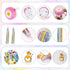 Kids Bike Basket, Woven Front Accessories for Boys & Girls with Stickers, Bell, Windmill, Ribbons