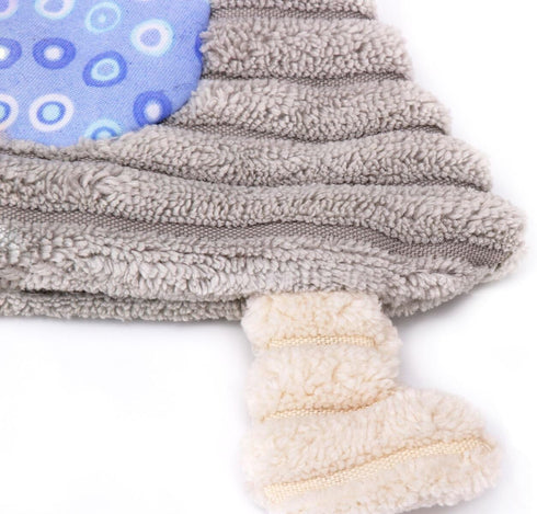 Comtim No Stuffing Dog Toys with Squeaker - Durable Chew Toys for Small Dogs & Puppies, Rabbit & Elephant