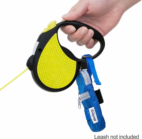 Blueberry Style Dog Waste Bag Dispenser, Includes 1 Roll of Free Poop Bags, Leash Attachment