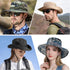 Rosoz Sun Hats for Men Women Boonie Bucket Hat UPF 50+ Wide Brim UV Protection for Fishing Hiking