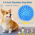 12 Pack 2.5 Inch Squeaky Dog Toy Balls, Spikey Chew Toys for Medium Large Small Dogs