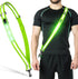 LED Reflective Belt Sash, Safety Lights for Night Walkers, High Visibility Rechargeable Reflective Running Gear for