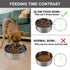 Dog Slow Feeder Dog Bowls Silicone Spiral Dog Food Bowls Feeder Insert to Slow Down Eating for Large Medium Small Breed Dogs Perfect with Stainless Steel Glass Ceramic Dog Bowls (Grey)