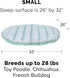 Furhaven Outdoor Travel Dog Bed for Small Dogs, Washable & Foldable with Carry Bag, Aqua/Granite Gray, Small