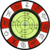 Golf Green Reader Magnetic Zinc Alloy Bubble Level, High Precision Ball Markers for Putting Green Accessories