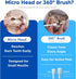 15 3EA MIND UP Cat Toothbrush with Micro Head, Angled Design for Easier Reach, Pet Toothbrush for Cats & Kittens