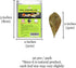 SunGrow 50 Pack Catappa Indian Almond Leaves, Mini Raw Dried Leaf for Snails, Crayfish, Fish Tank Aquarium