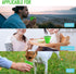 JBER Silicone Collapsible Travel Cup, Silicone Folding Camping Cup with Lids for Outdoor Hiking Travel