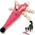 KOL Plush Dog Toy - Squeaky Interactive Chew Toy for Small and Medium Dogs, Mouse Shape