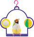 Finches, PENN-PLAX Bird Swing with Mirror and Spinner Toy Attaches to Wire Birdcages Great for Parakeets, and Other