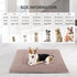 Reversible Dog Bed Mat, Plush & Corn Velvet Soft Warm Pet Cushion, Washable Sleeping Mattress for Dogs & Cats