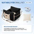 25 lbs, 2 ZOMISIA Dog Car Seat for Small Dogs - Waterproof Pet Booster Seat for Car with Clip-On Safety Leash, Soft