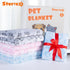 Stuffed 3pcs Premium Soft Dog Blankets, Calming Washable Cover for Bed Couch Crate Protection, 16 * 24 inches